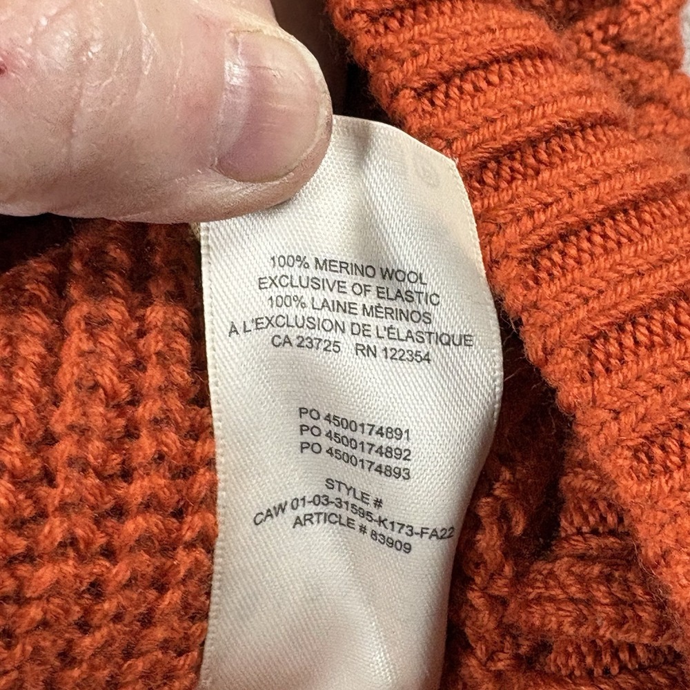 Babaton‎ Sweater Womens XS Cable Knit Pure Merino Wool Pullover Chunky NWOT - Picture 4 of 8